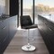 Armen Living Jacob Adjustable Swivel Black Faux Leather and Walnut Wood Bar Stool with Chrome Base LCJBBAWABL - alternate 7